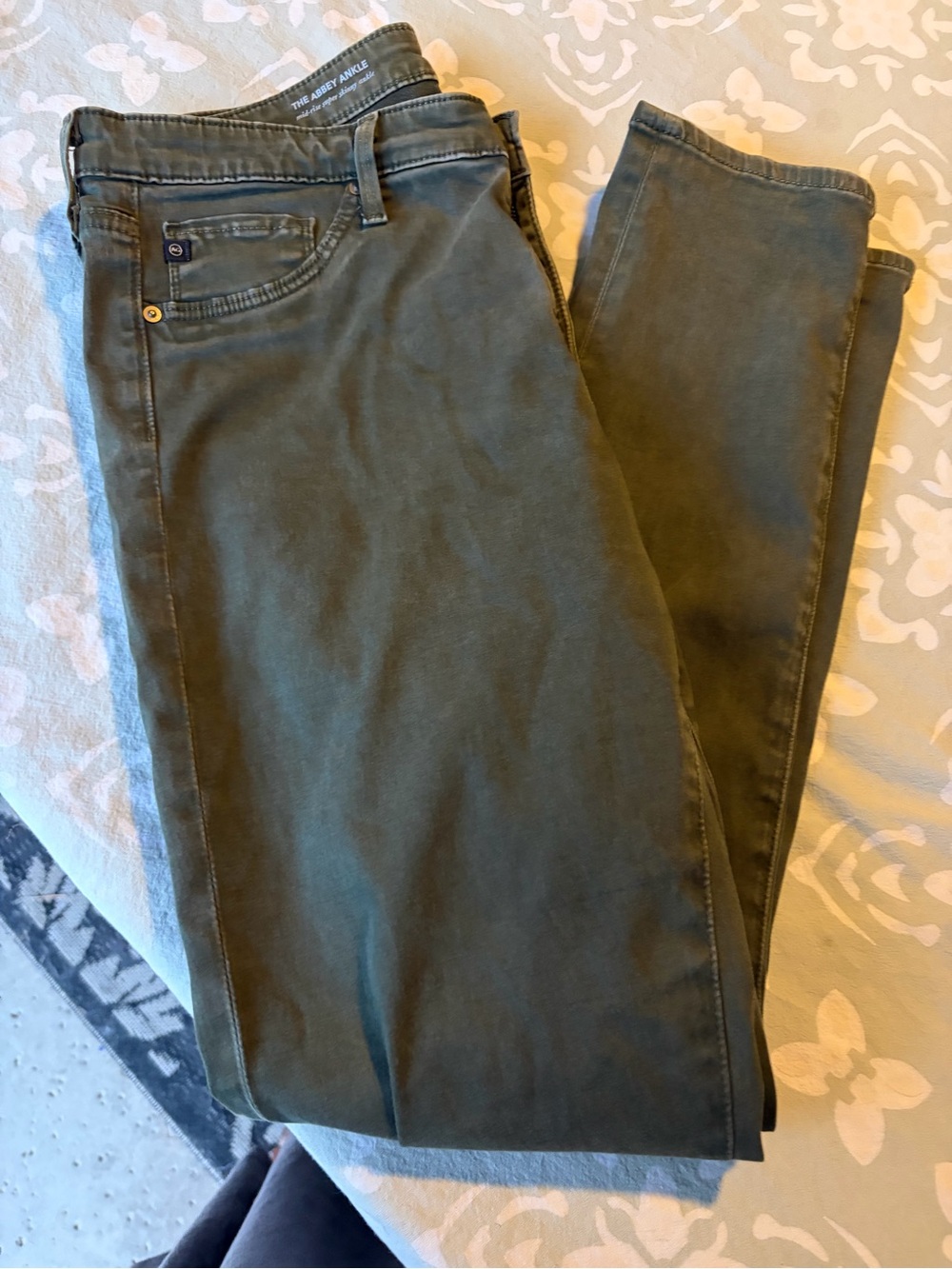 AG Olive Green Casual Pants